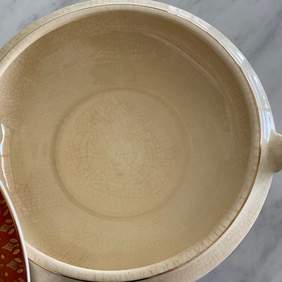 The Cronin China Co. pot w/ lid 22 karat gold - Picture 7 of 15